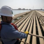 أنابيب النفط لشركة أرامكو السعودية